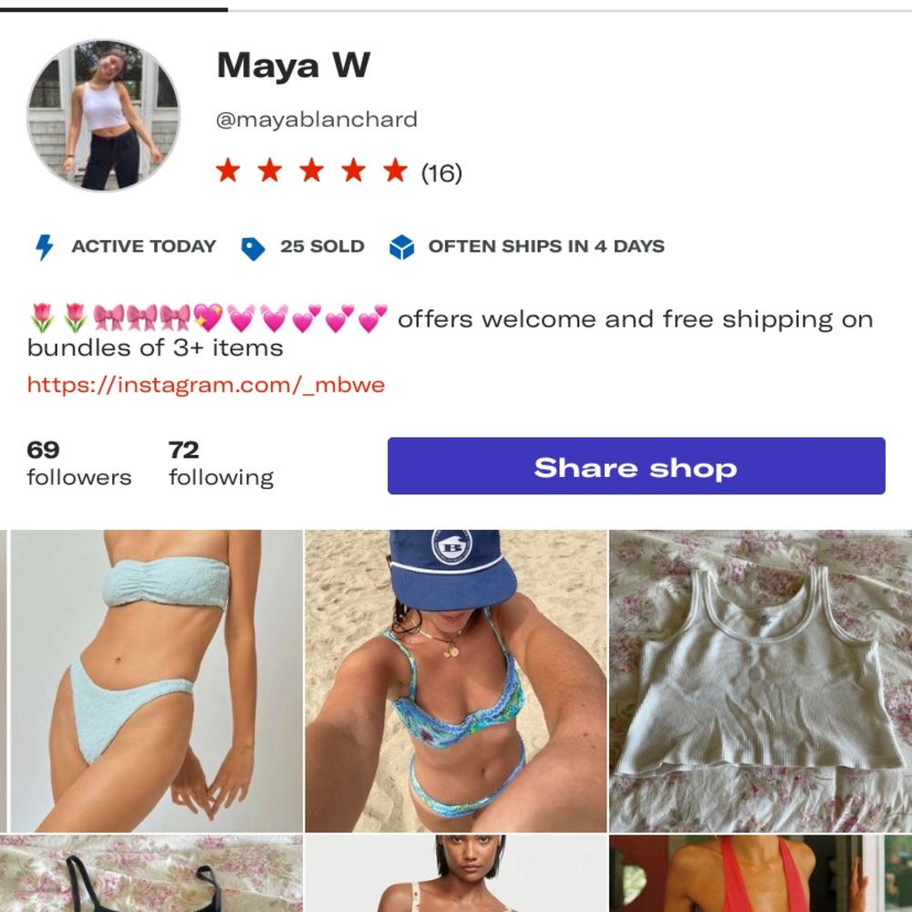Check out my depop @mayablanchard for my spring cleanout 🛁🫧